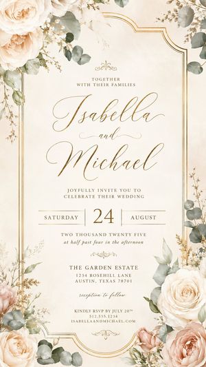 Wedding invitation